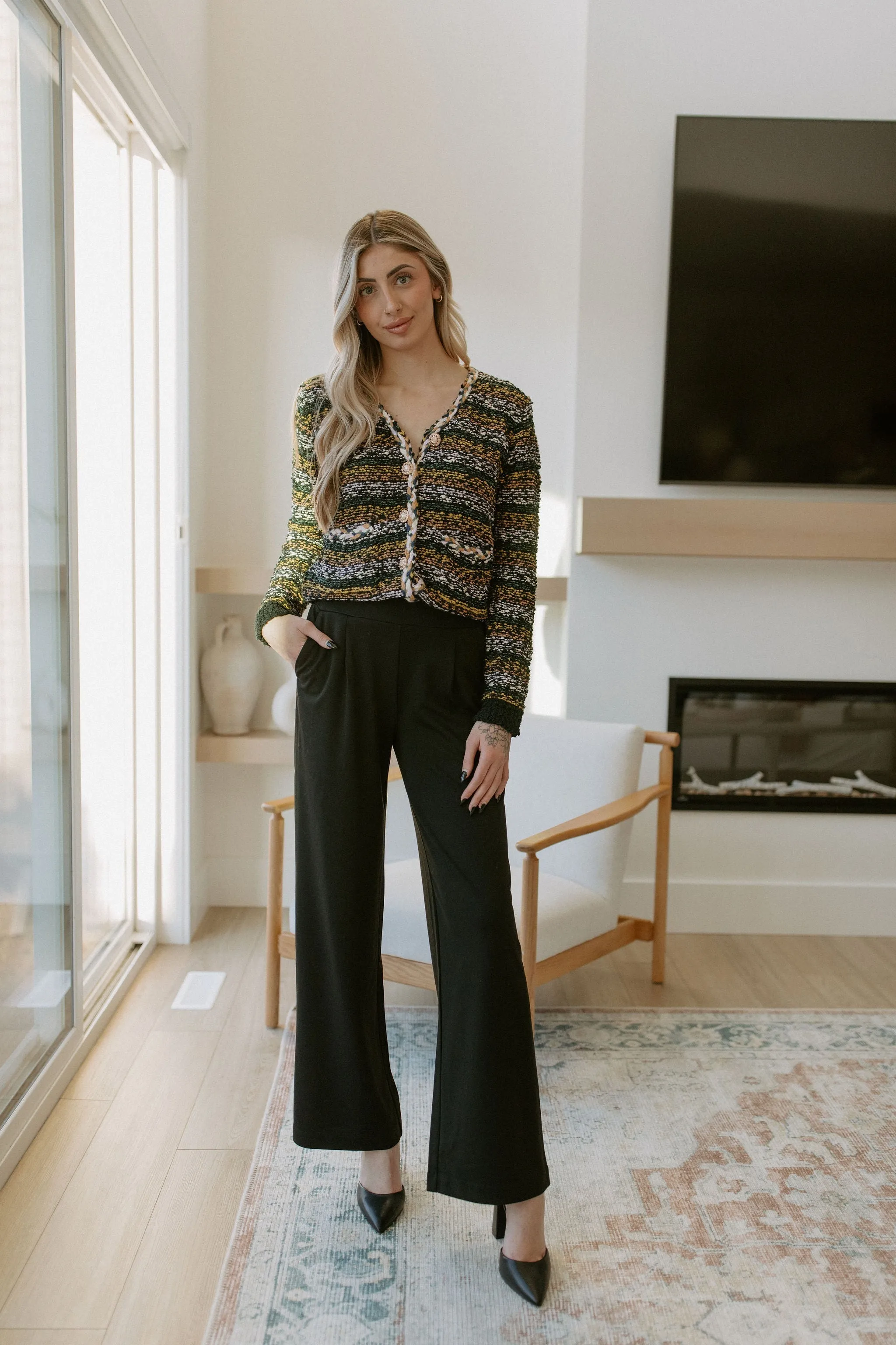 The Louise Cardi by Heartloom - Black